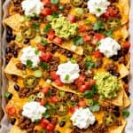 Tex-Mex Loaded Beef Nachos