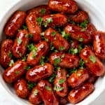 Crockpot Bourbon BBQ Little Smokies