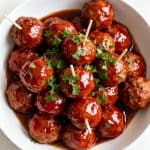 Crockpot Cocktail Meatballs