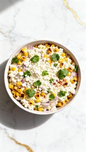 Mexican Street Corn Cottage Cheese Salad