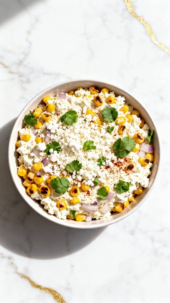 Mexican Street Corn Cottage Cheese Salad