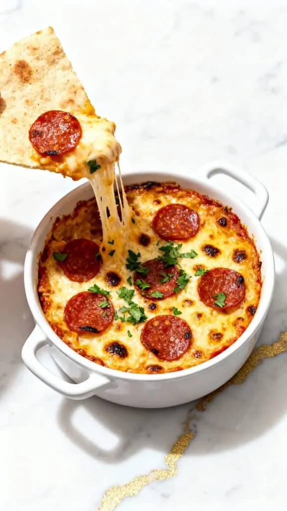 Cottage Cheese Pizza Dip