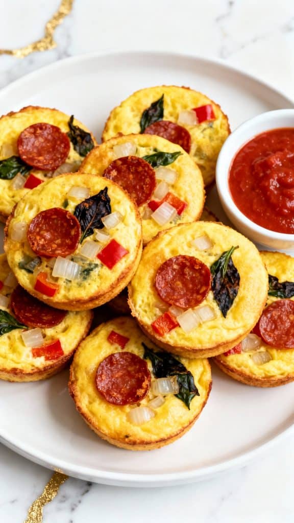 Mini Cottage Cheese Pizza Bites