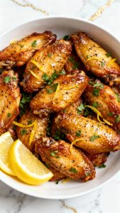 Air Fryer Lemon Pepper Wings
