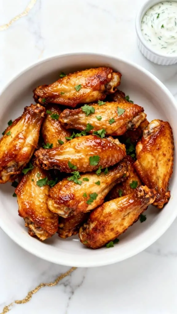 Crispy Baked Game Day Chicken Wings