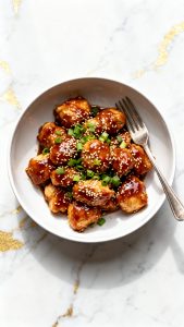 Honey Garlic Chicken Bites