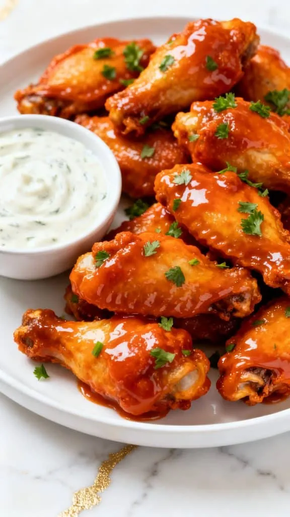 Air-Fry Buffalo Wings