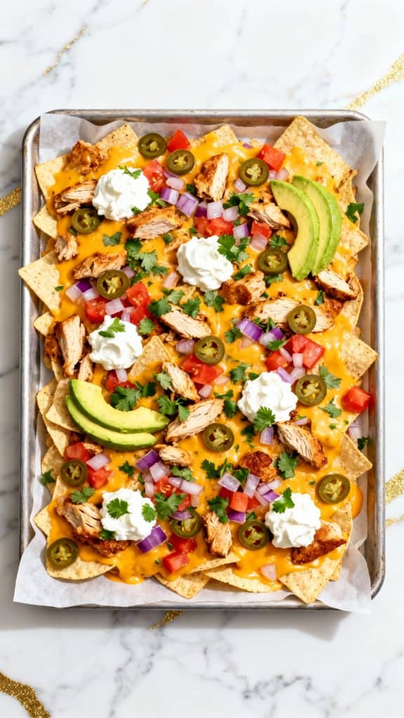 Loaded Sheet Pan Nachos