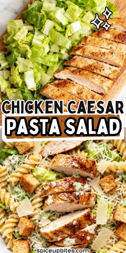 Chicken Caesar Pasta Salad