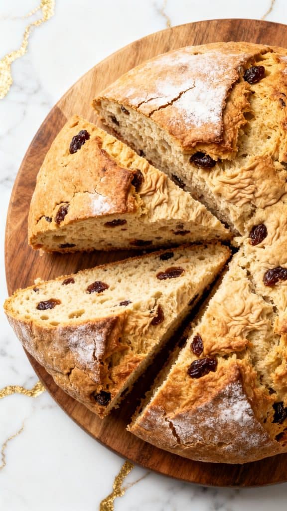 Irish Soda Bread with Raisins