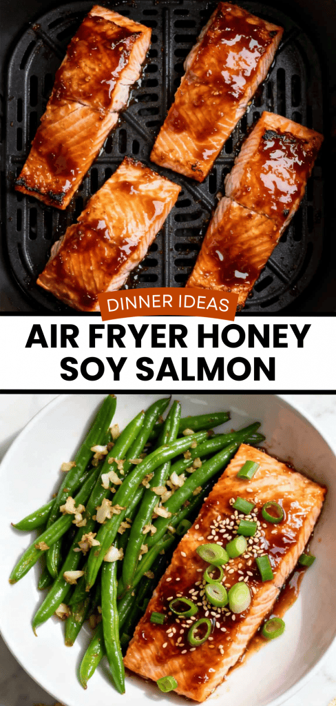 Air Fryer Honey Soy Salmon 3