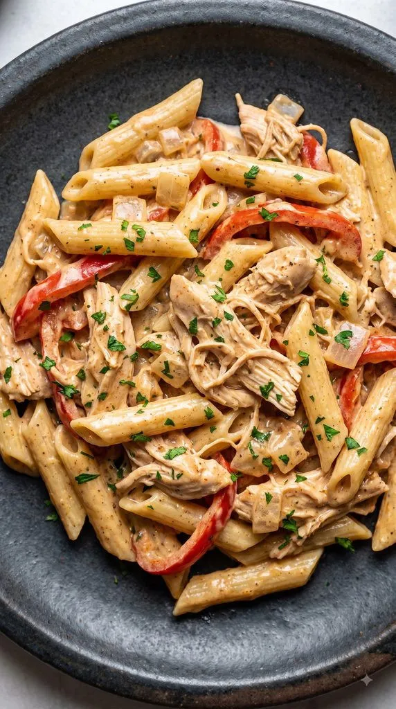 Crock Pot Cajun Chicken Pasta