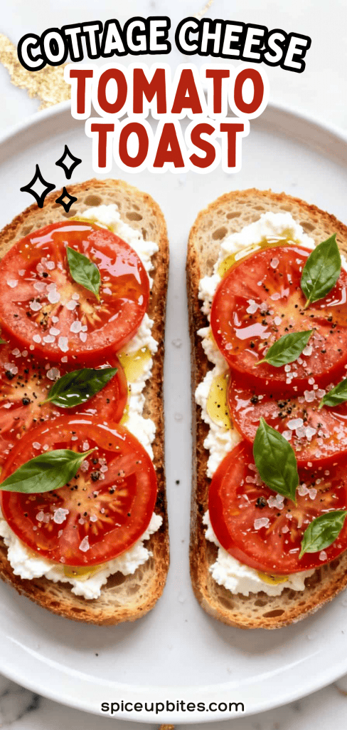 Cottage Cheese and Tomato Toast