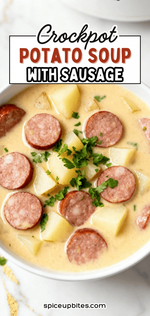 Crockpot Potato Soup with Sausage 5