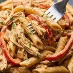 Crock Pot Cajun Chicken Pasta