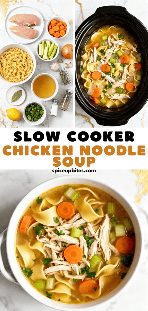Slow Cooker Chicken Noodle Soup 4