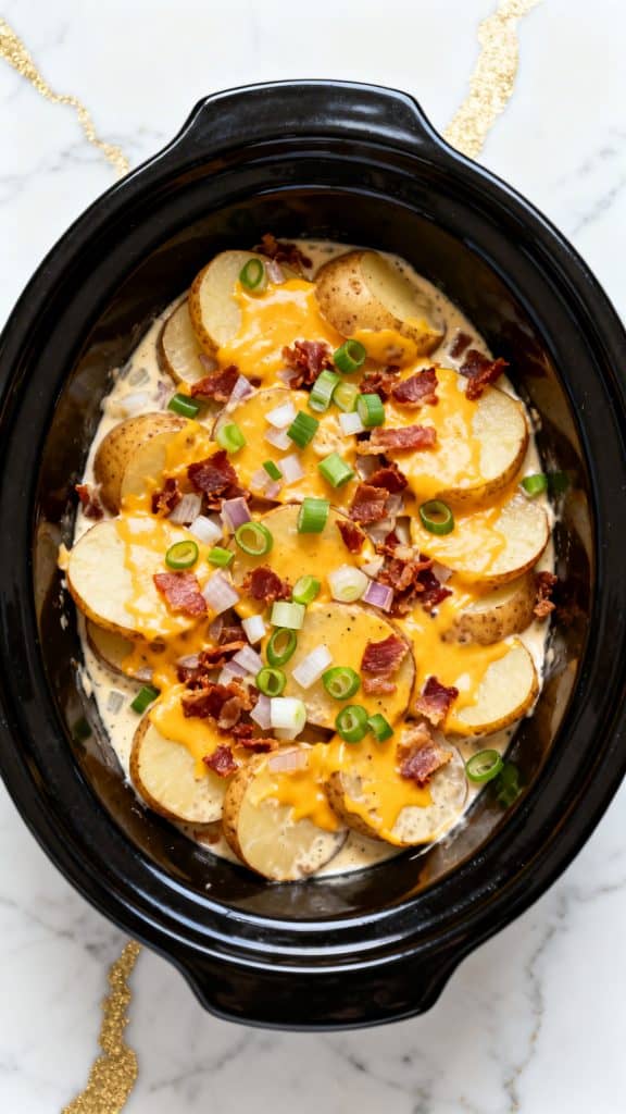 Crockpot Swamp Potatoes