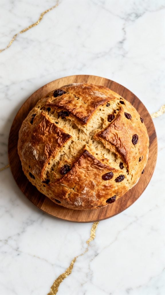 Irish Soda Bread with Raisins