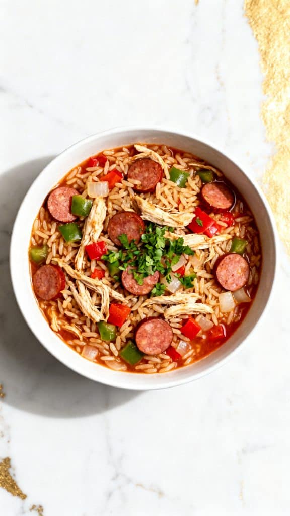 Slow Cooker Chicken Jambalaya