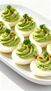 Shamrock Deviled Eggs