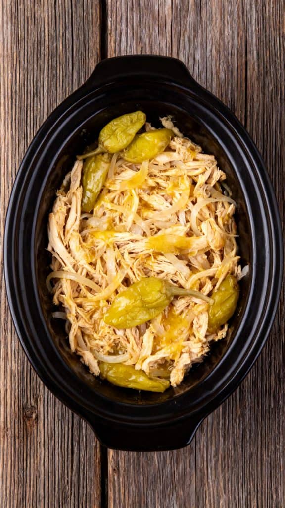 Crockpot Mississippi Chicken 