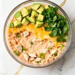 Cottage Cheese Chicken Enchilada Bowl