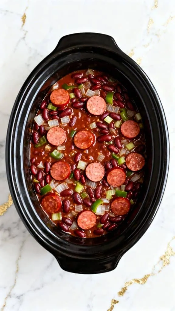 Crockpot Red Beans & Rice