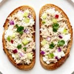 Cottage Cheese Tuna Salad Toast