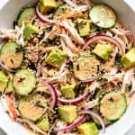 California Roll Cucumber Salad