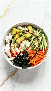 Sushi Cottage Cheese Bowl