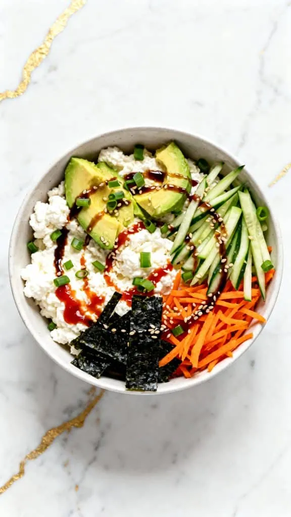 Sushi Cottage Cheese Bowl