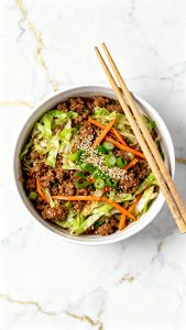Crockpot Egg Roll in a Bowl