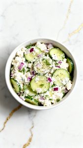 Cottage Cheese and Cucumber Salad