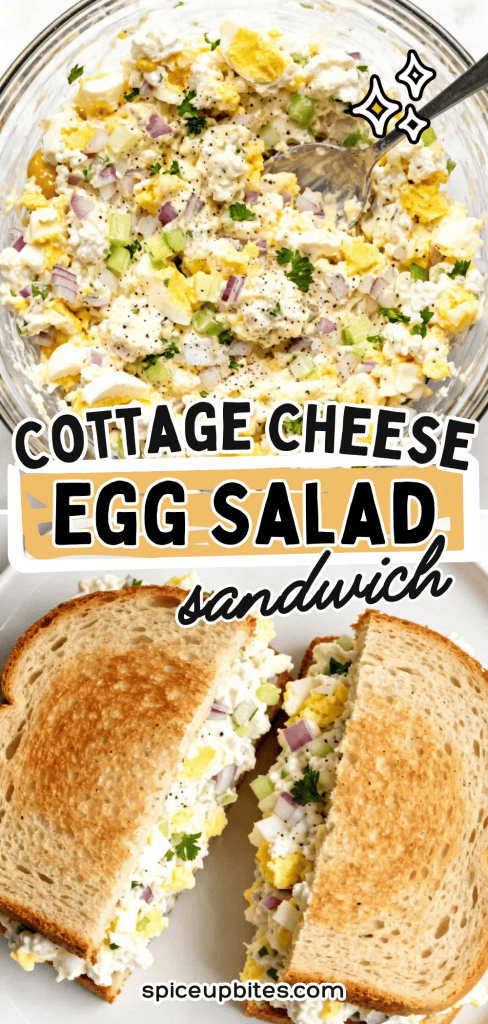 Cottage Cheese Egg Salad Sandwich