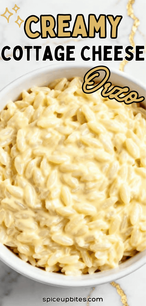 Creamy Cottage Cheese Orzo