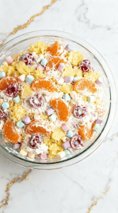 Easter Fruit Fluff Salad