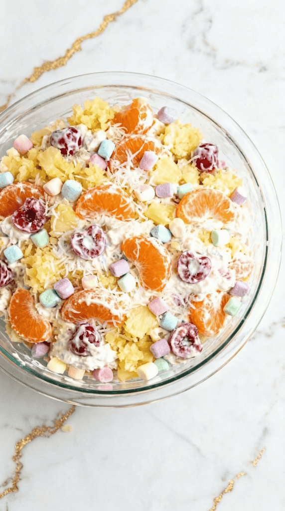Easter Fruit Fluff Salad