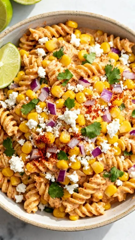 Mexican Street Corn Pasta Salad
