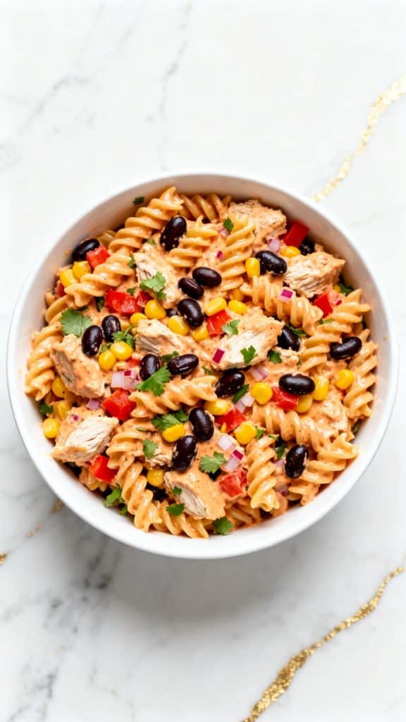 Southwest Chicken Pasta Salad