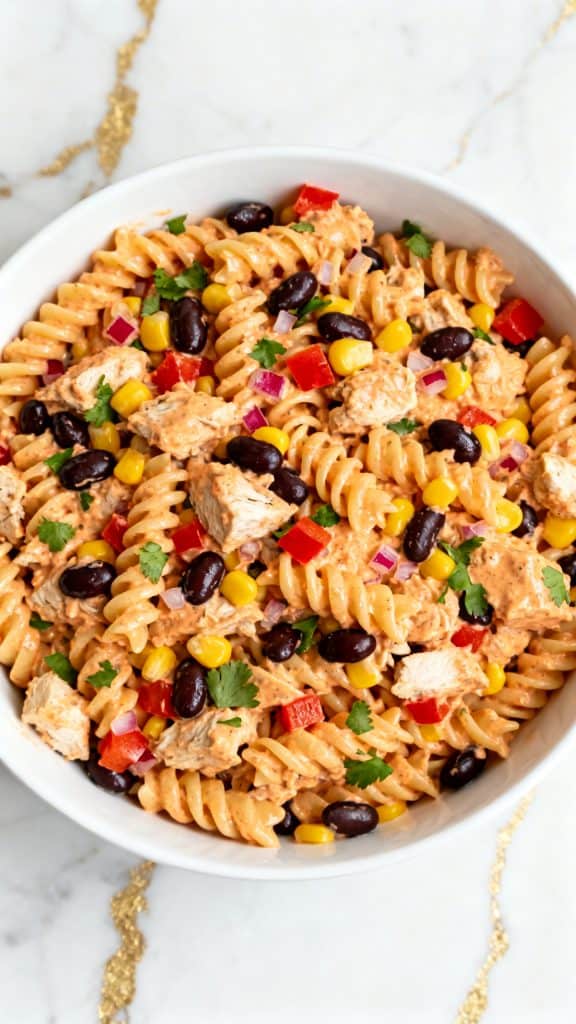 Southwest Chicken Pasta Salad