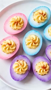 Easter Deviled Eggs