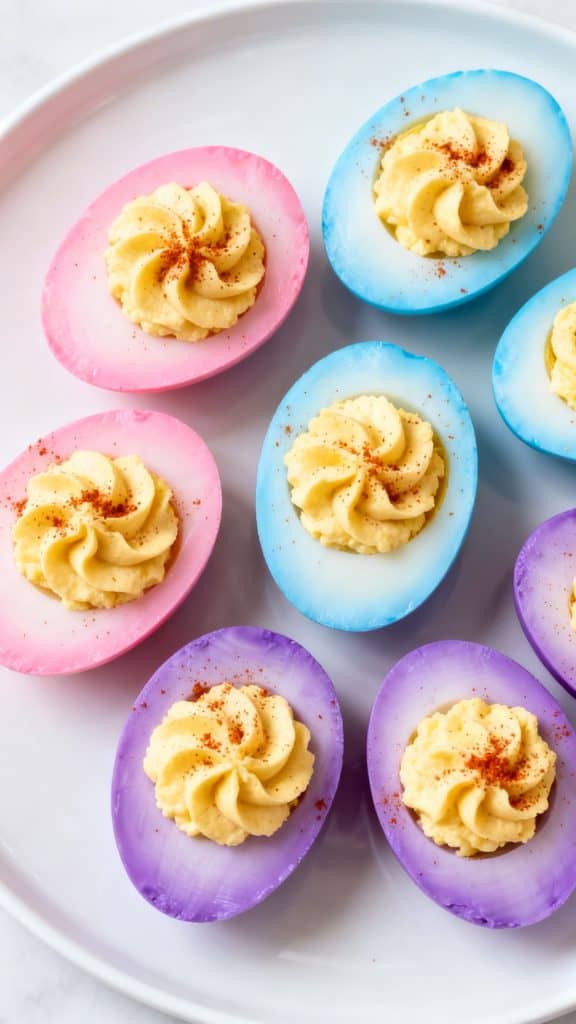 Easter Deviled Eggs