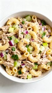 High-Protein Tuna Pasta Salad