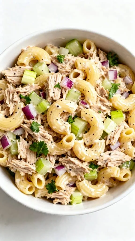 High-Protein Tuna Pasta Salad