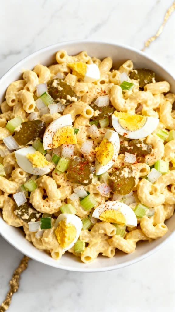Deviled Egg Pasta Salad