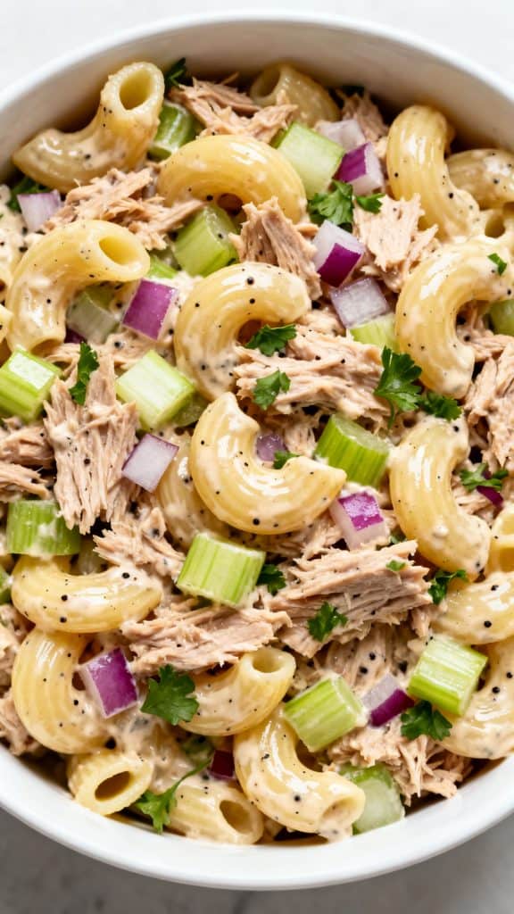 High-Protein Tuna Pasta Salad