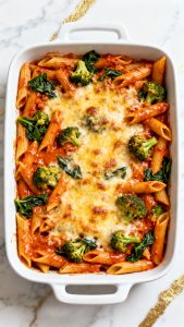 Healthy Cottage Cheese Pasta Bake