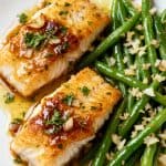 Air Fryer Keto Lemon Garlic Butter Cod