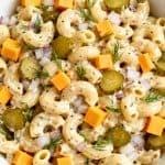 Dill Pickle Pasta Salad