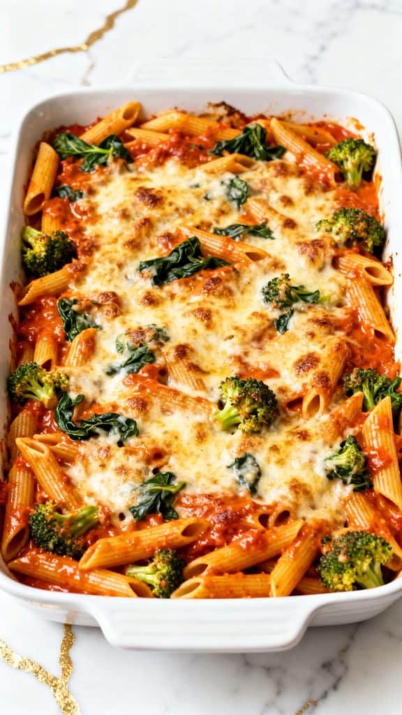 Healthy Cottage Cheese Pasta Bake